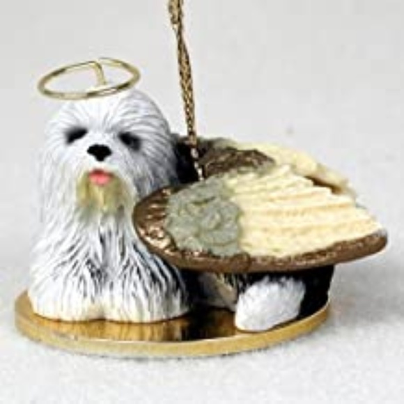 Old English Sheepdog Ornament Angel Christmas Dog - Picture 1 of 1
